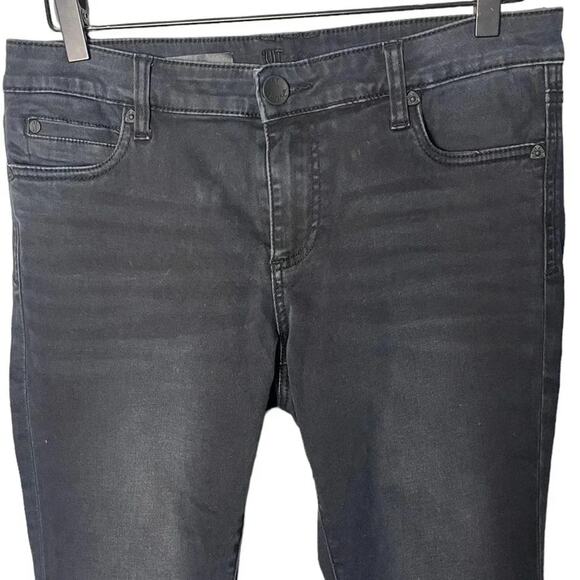 Kut from the Kloth Women’s Mia Toothpick Skinny Jeans Size 10 in Black - Picture 2 of 6